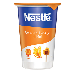 iogurte nestle cenoura, laranja e mel 170g