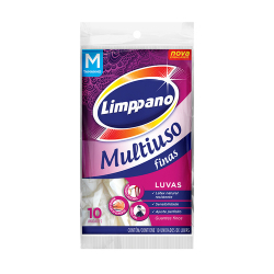 luvas descartaveis limppano m