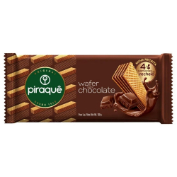 biscoito piraque wafer 100g chocolate