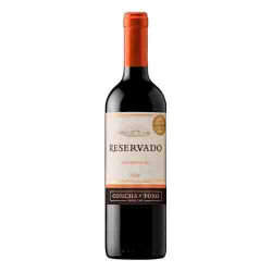 vinho chileno tinto concha y toro reservado carmenere 750ml