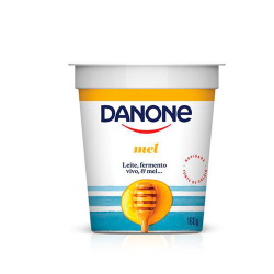 iogurte danone natural 160g mel