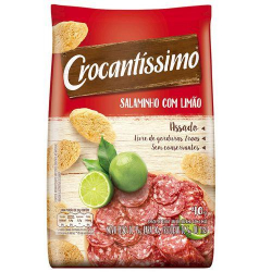 snack crocantissimo sabores de boteco salame e limao 45g