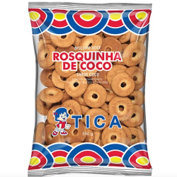 rosquinha panco 500g tica coco