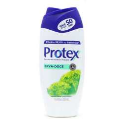 sabonete liquido anti-bacterias erva doce protex 250ml