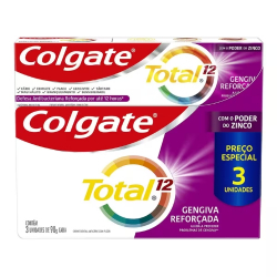 creme dental colgate total 12 90g gengiva reforcada