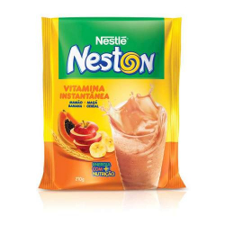 neston nestle vitamina de mamao, banana, maca e cereal 210gr