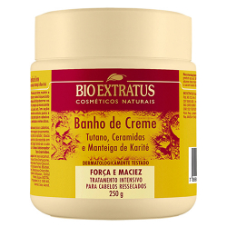 banho de creme bio extratus tutano, ceramidas e manteiga de karite 250g