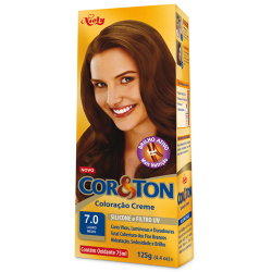 tintura cor & ton 7.0 louro medio 75ml/50g