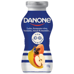 iogurte liquido danone vitamina de frutas 170g