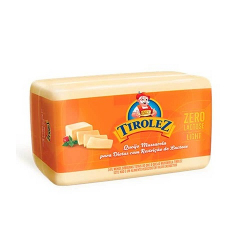 queijo tirolez mussarela light sem lactose 100g