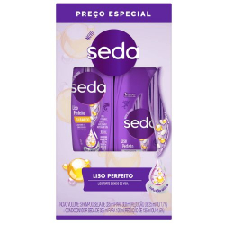 kit seda sh.300ml + cond.190ml liso perfeito