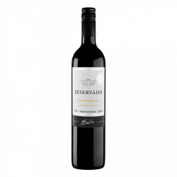 vinho brasileiro tinto meio seco reservado estilo cabernet sauvignon campanha gaucha garrafa 750ml