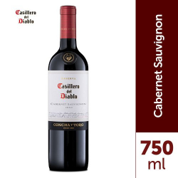 vinho chileno tinto casillero del diablo cabernet - 750ml