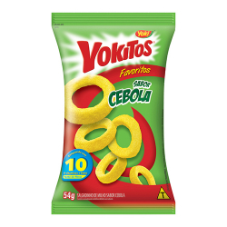 salgadinho yokitos sabor cebola 54g