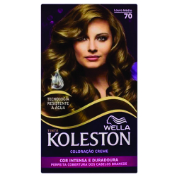 kit tintura koleston 70 louro medio