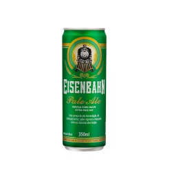 cerveja pale ale puro malte eisenbahn lata 350ml