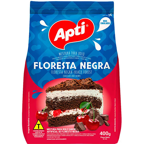 Mistura Bolo Apti Floresta Negra 400g
