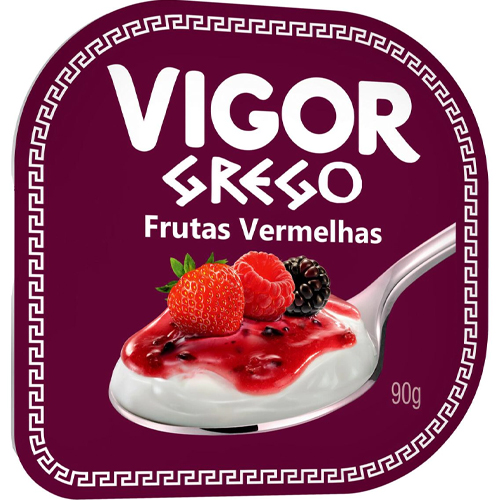 Iogurte Grego Vigor Frutas Vermelhas 90g