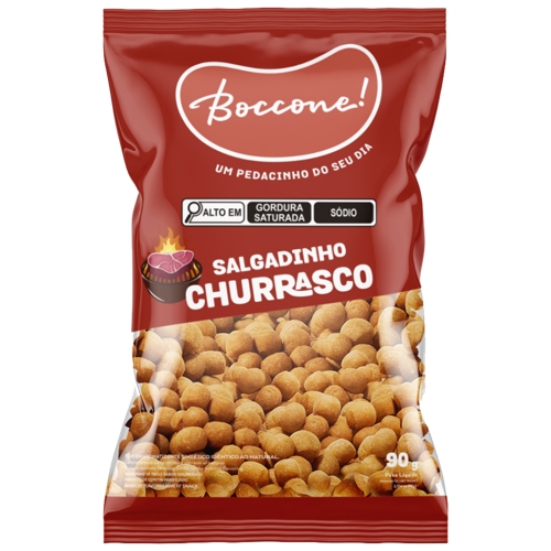 Salgadinho Boccone Churrasco 90g
