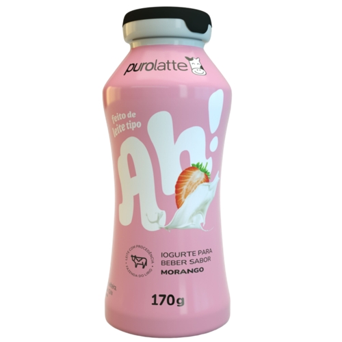 Iogurte Puro Latte 170g Morango