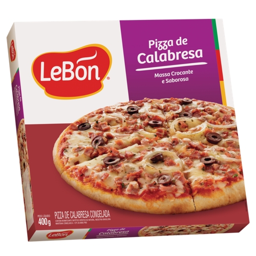 Pizza Lebon Calabresa Congelada 400g