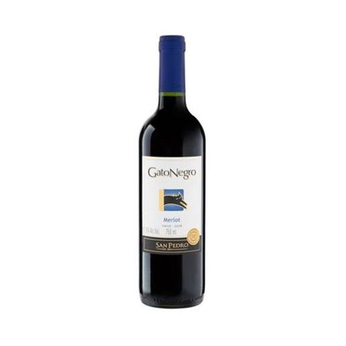 Vinho Gato Negro Chileno Merlot Seco Tinto 750ml