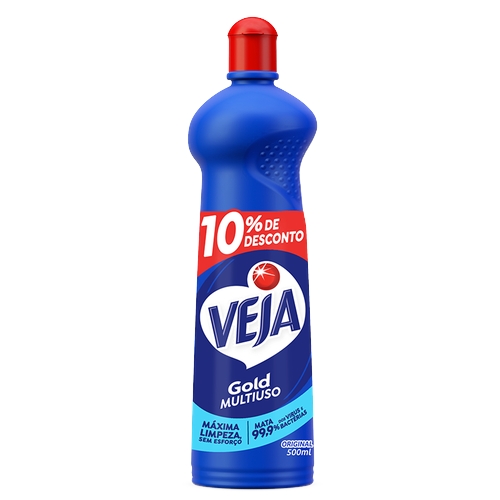 Limpador Veja Gold Original Multiuso Com 10% De Desconto 500ml