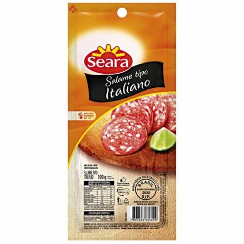 Salame Italiano Seara 100g Fatiado