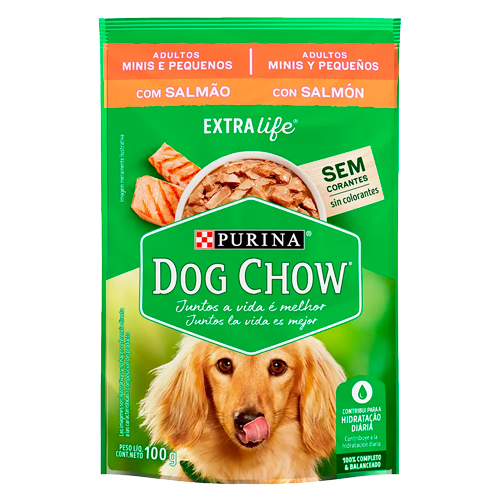 Ração Dog Chow Salmão Sachê 100g