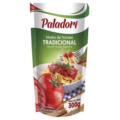 Molho Tomate Paladori Sac.300g
