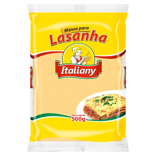 Massa De Lasanha Italiany Fresca 500g