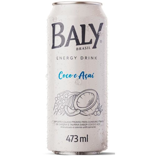 Bebida Energética Baly Coco/açai Lata 473ml