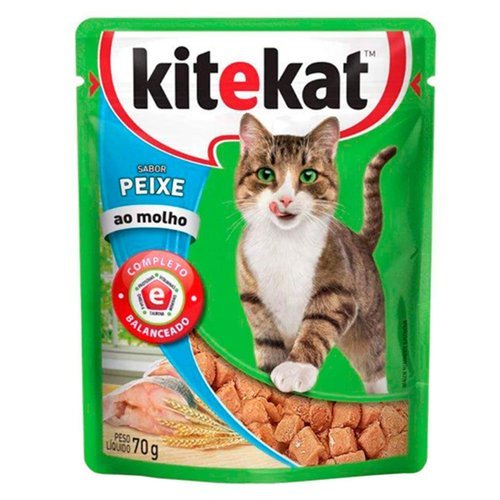 Ração Kitekat Adulto Peixe 70g