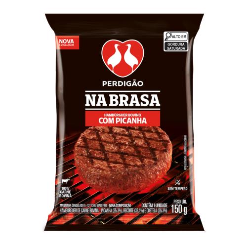 Hamburguer Perdigão Na Brasa Picanha 150g