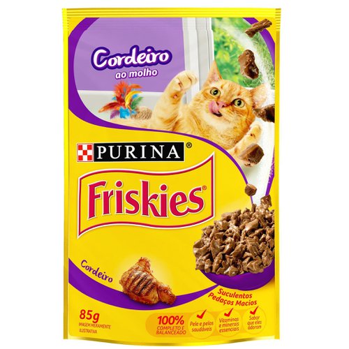 Ração Friskies Cordeiro Sachê 85g