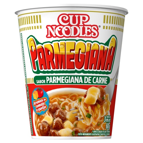 Macarrão Instantâneo Cup Noodles Parmegiana 68g