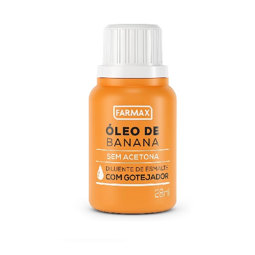 Diluente de Esmalte Farmax 28ml Óleo Banana sem Acetona