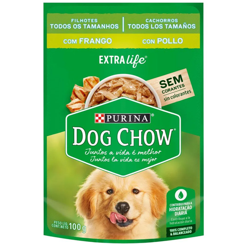 Ração Dog Chow Frango /milho Sachê 100g