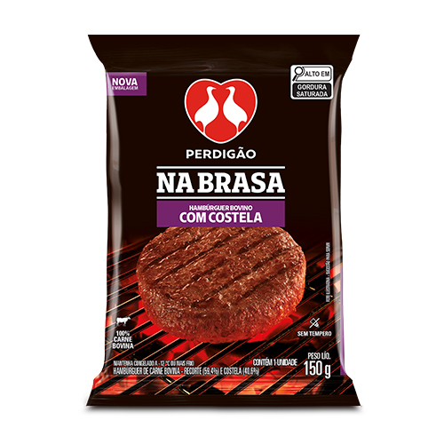 Hamburguer Perdigão Na Brasa Costela 150g