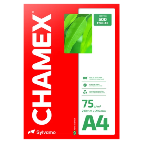 Folha De Ofício Chamex A4 Com 500 Unidades