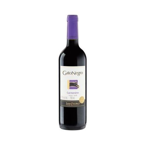Vinho Gato Negro Chileno Carmenère Seco Tinto 750ml