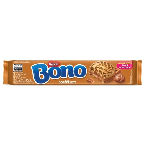 Bisc Nestle Bono 90g Doce Leite