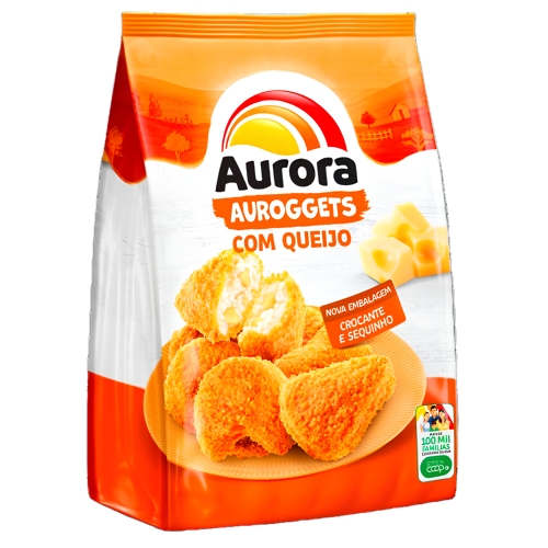Auroggets Aurora Crocante Sequinho Com Queijo Congelado 275g