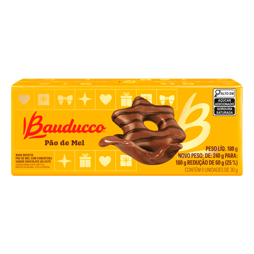 Pão De Mel Bauducco 180g