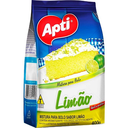 Mistura Bolo Apti Limão 400g