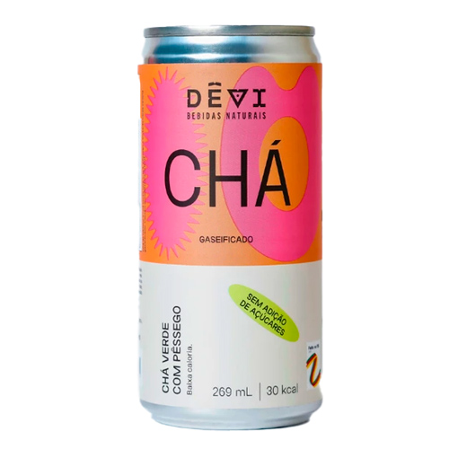 Chá Devi Verde Com Pêssego Sem Açúcar 269ml
