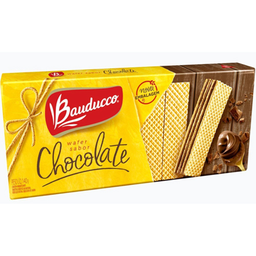Wafer Bauducco Triplo Chocolate 140g