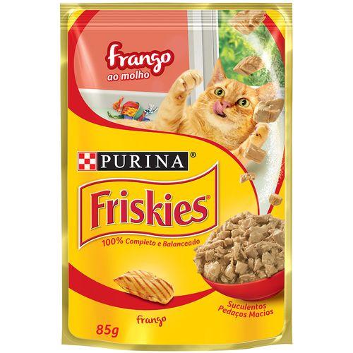 Ração Friskies Frango Ao Molho Sachê 85g