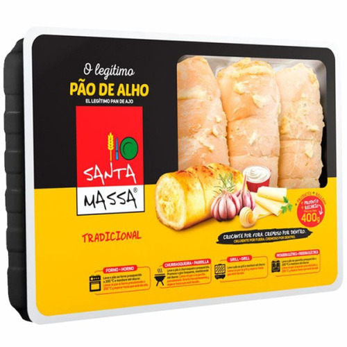 Pão Alho Santa Massa 400g