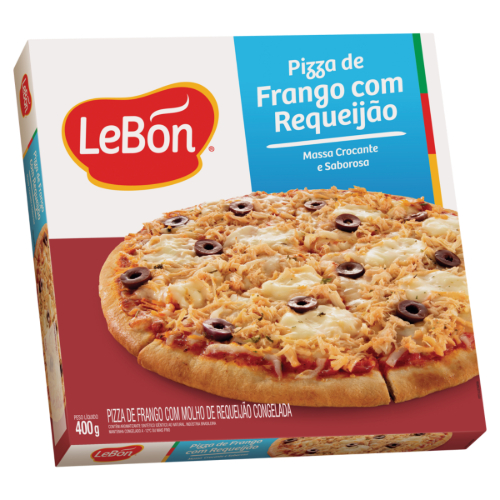 Pizza Lebon Frango Com Requeijão Congelada 400g